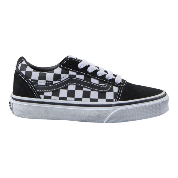 NIB VANS Ward (Checkered), Black/True White Skate Shoe (Youth Size 12) - Picture 2 of 6